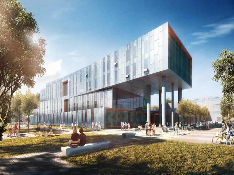 Construction begins on Highland Hall at the University of Toronto Scarborough