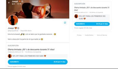 La Joaqui se abrió un OnlyFans: ¿A cuánto vende las fotos en la