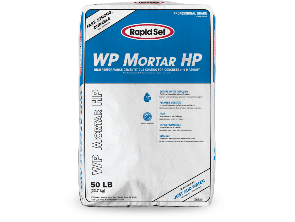 Rapid Set WP Mortar HP Concrete Construction Magazine