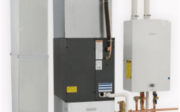 New Air Handler Works With Tankless Water Heater to Warm Homes