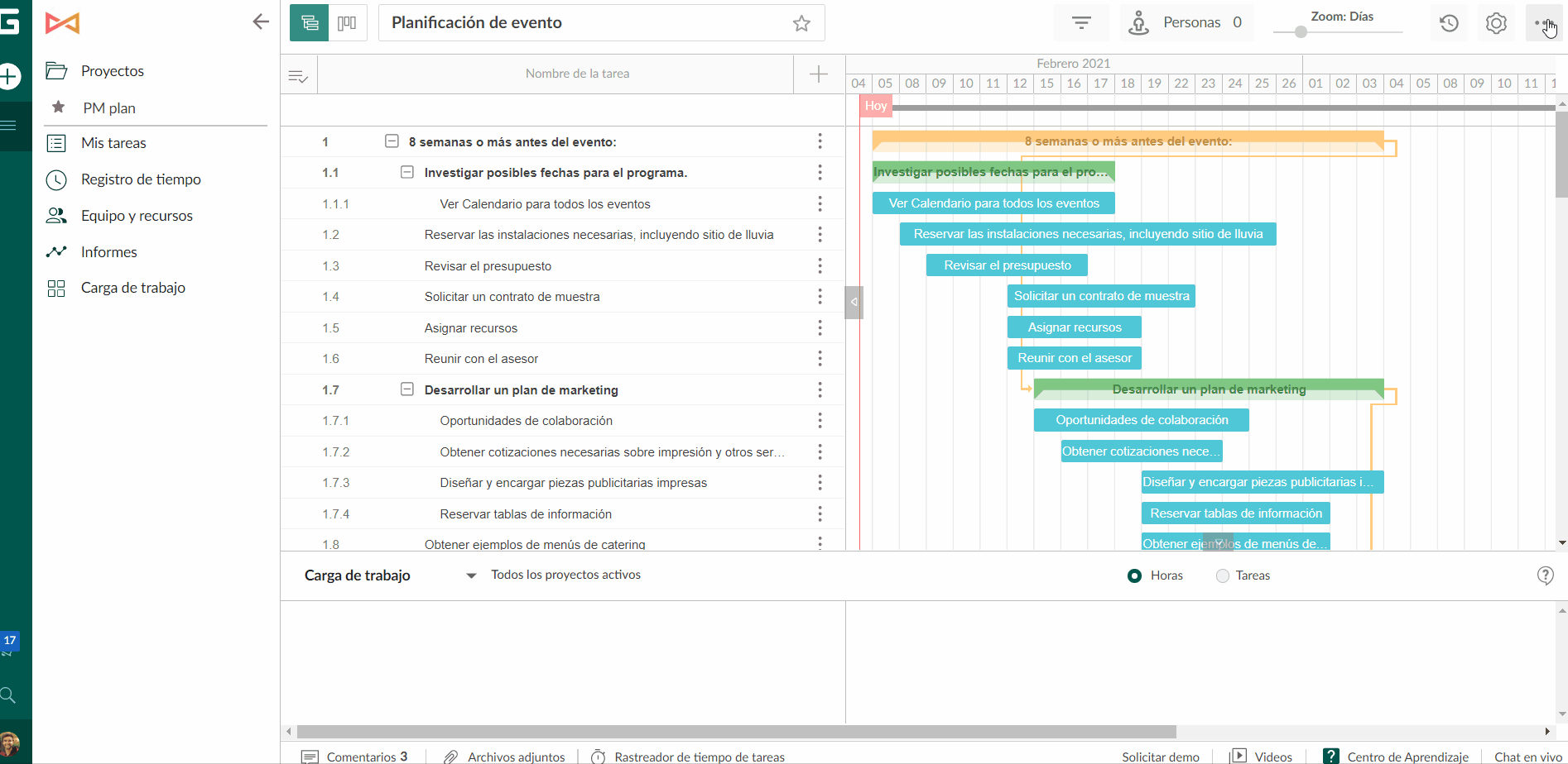 Cómo hacer un diagrama de Gantt en Word