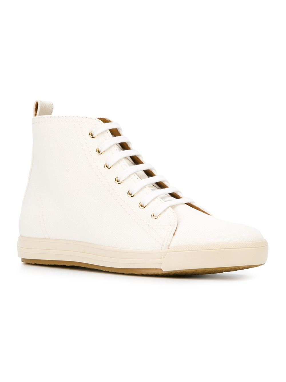 Lyst Ralph Lauren 'whitney' Hitop Sneakers in White