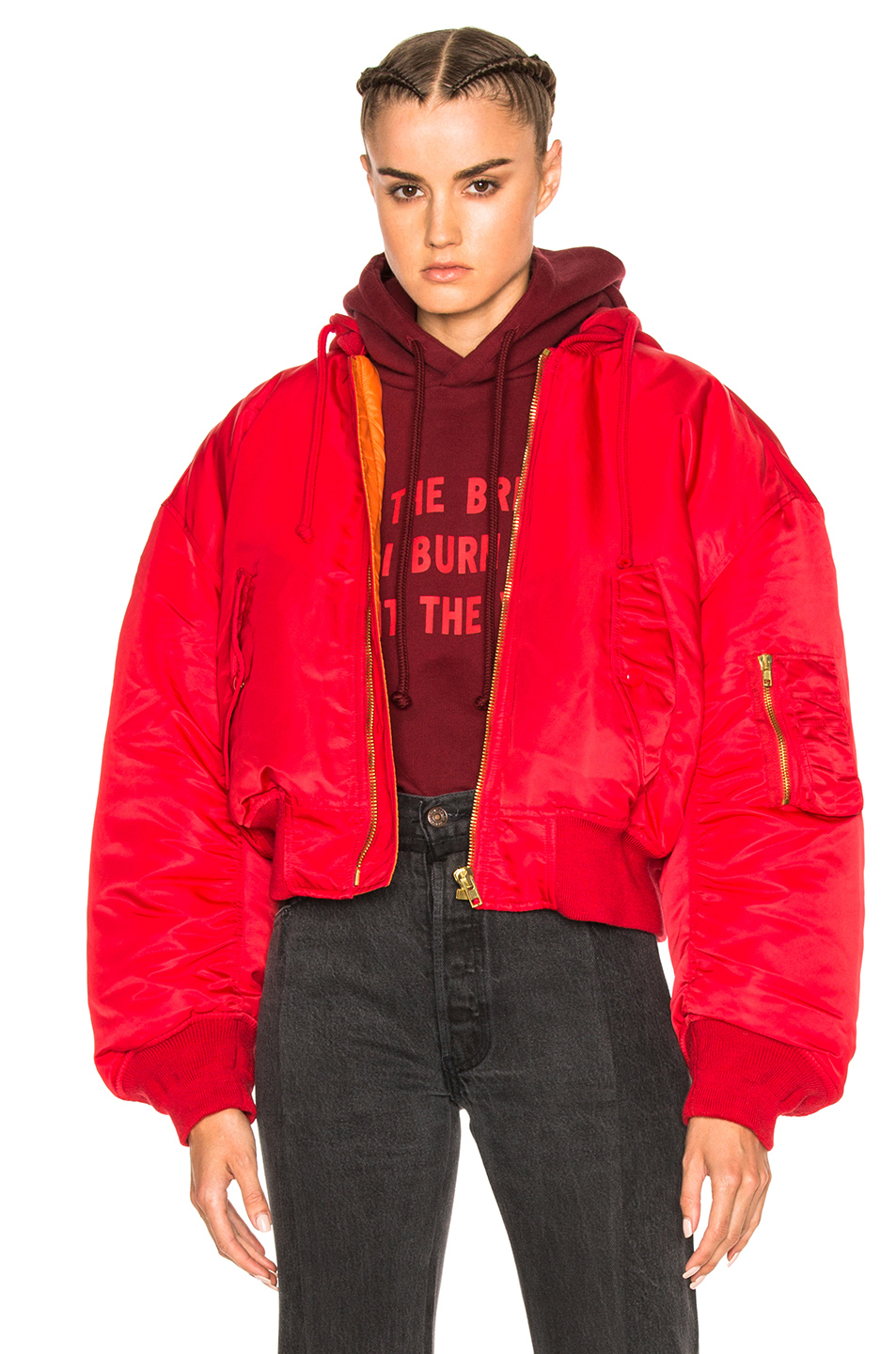 Vetements Bomber Jacket in Red Lyst
