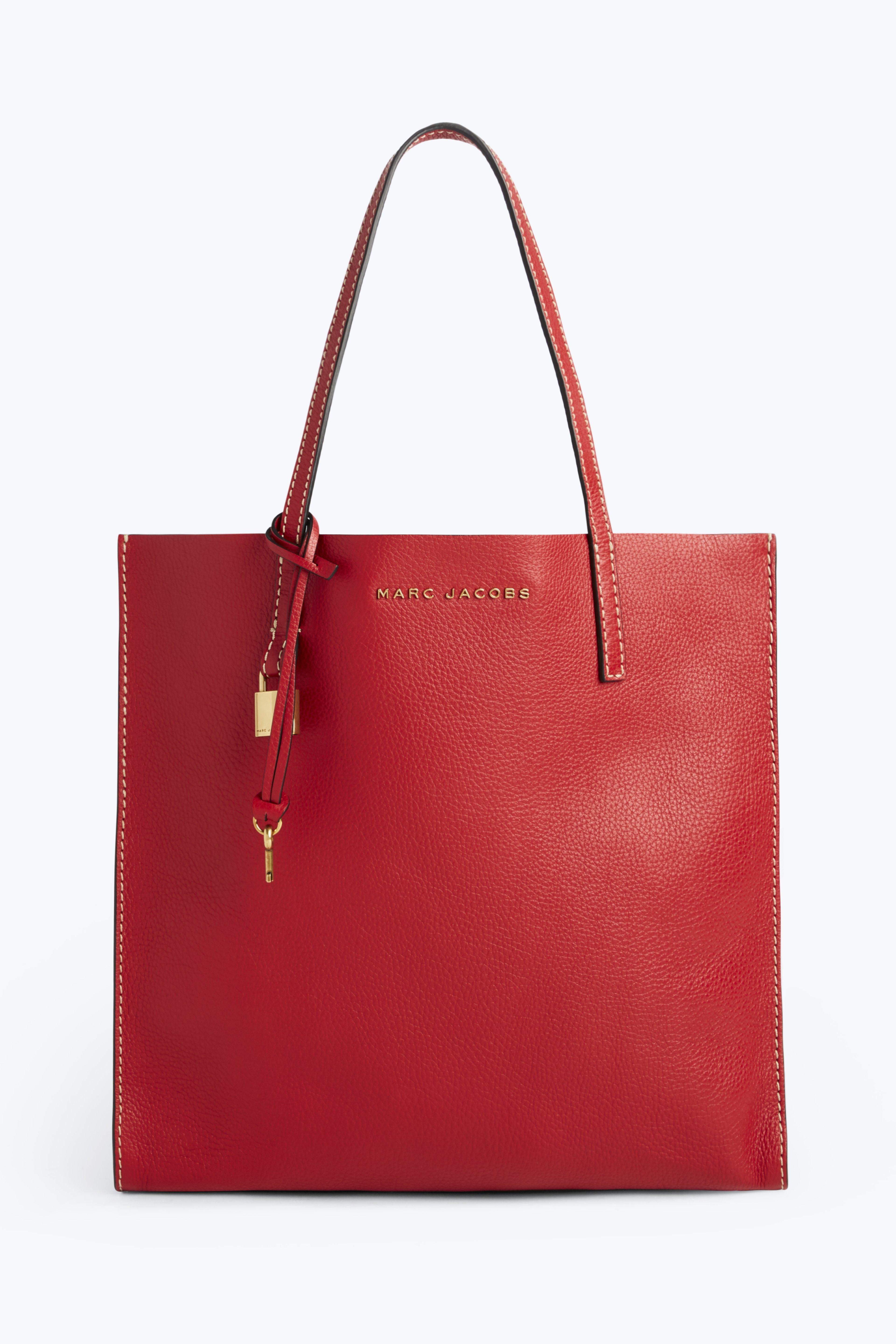 Lyst Marc Jacobs The Grind Shopper Tote Bag in Red