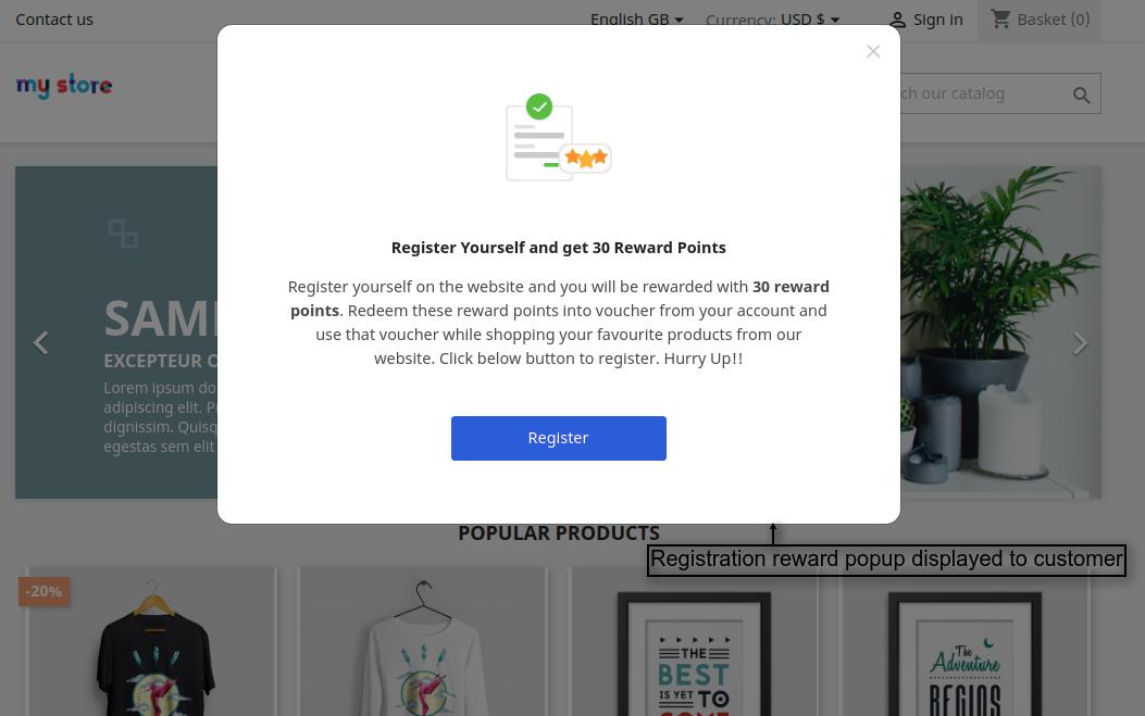 Reward System Customer Reward Points