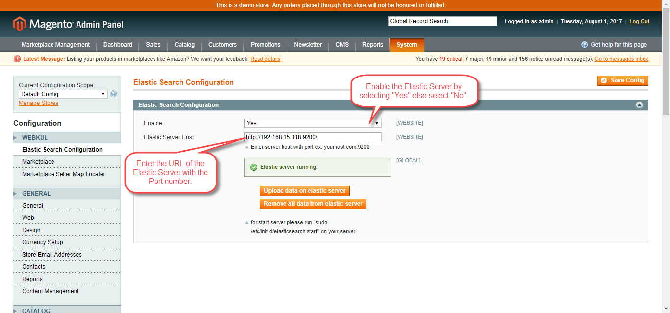 Magento Elasticsearch Lucene based Vendor Search Engine