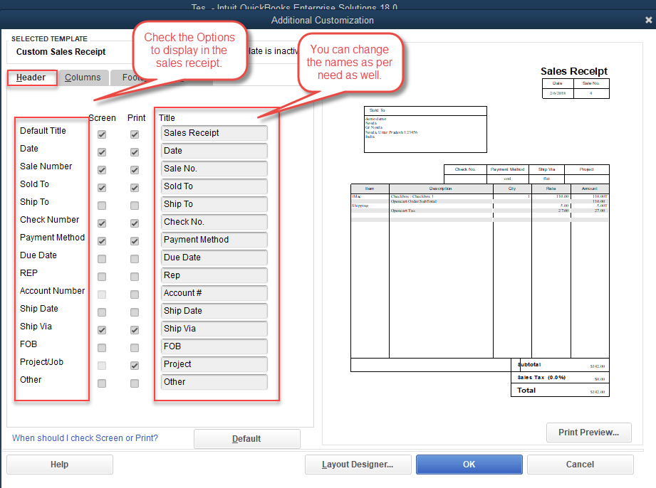 Fantastic Quickbooks Desktop Receipt Template Beautiful Receipt Templates