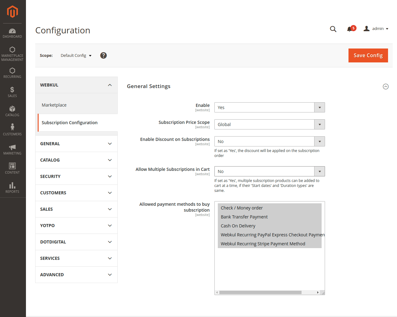 Magento 2 Multi Vendor Recurring Payments Marketplace