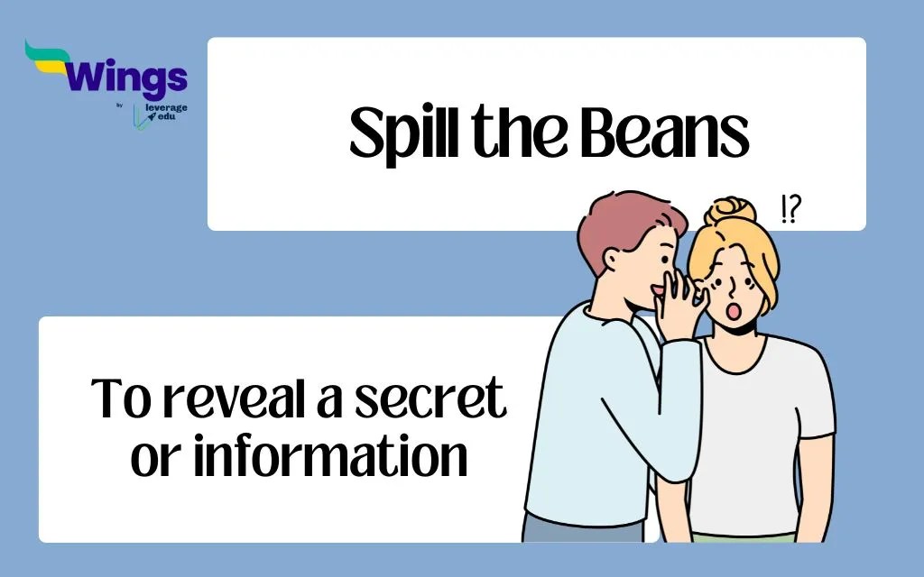 Spill the Beans Idiom Meaning, Examples, Synonyms Leverage Edu(04)