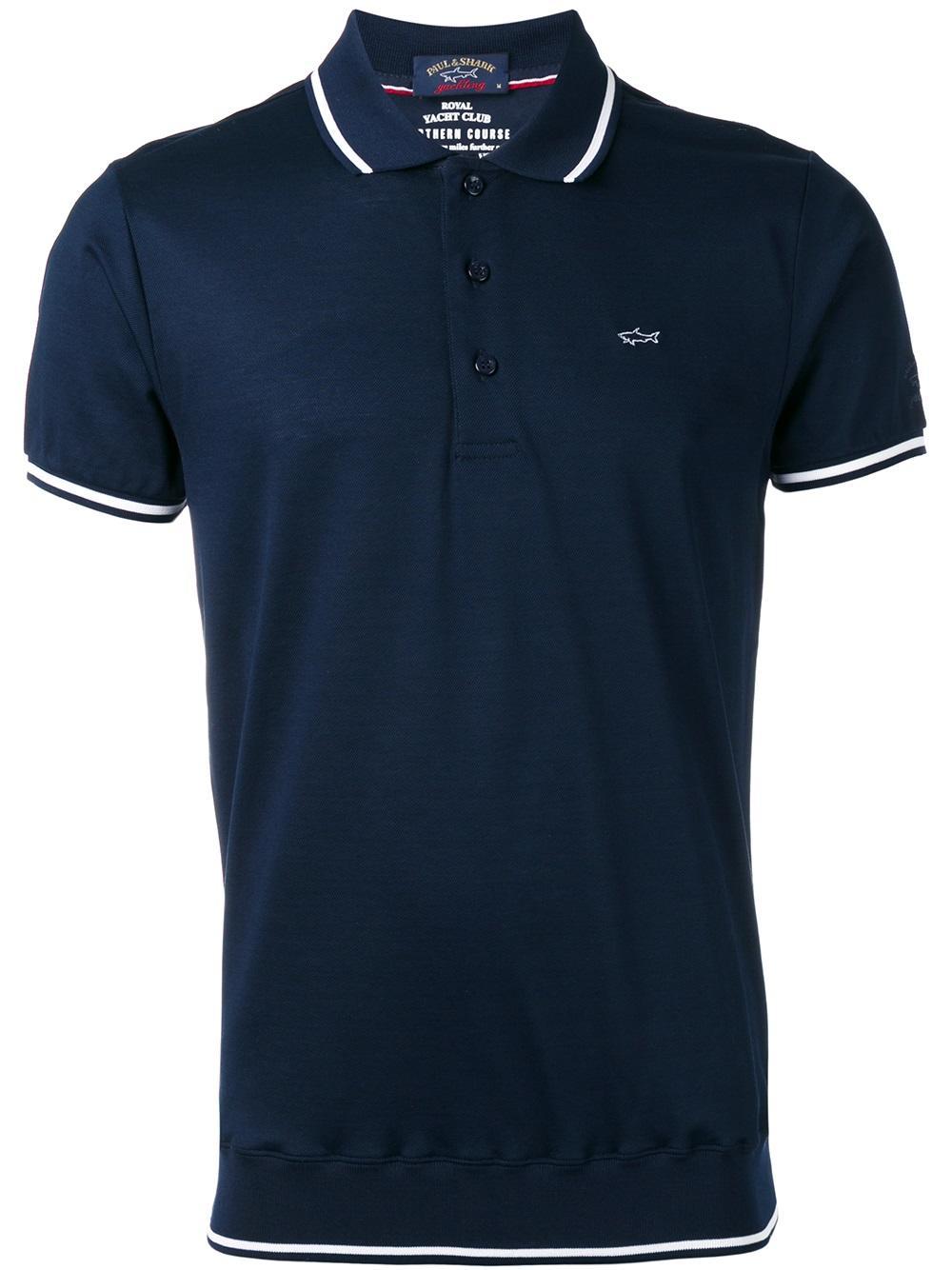 Paul & shark Polo Shirt in Blue for Men Lyst