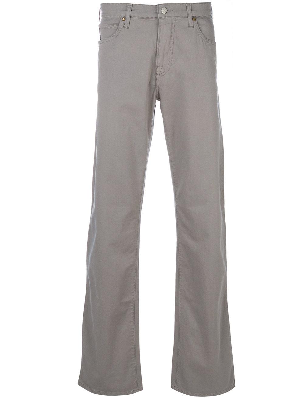 Armani jeans Loosefit Bootcut Jeans in Gray for Men Lyst