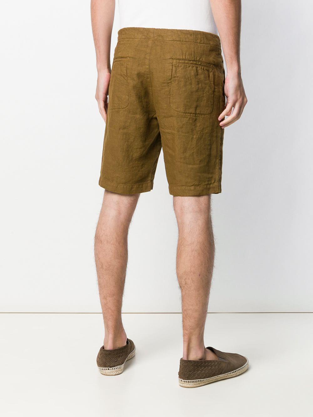 Aspesi Cotton Bermuda Shorts in Brown for Men Lyst