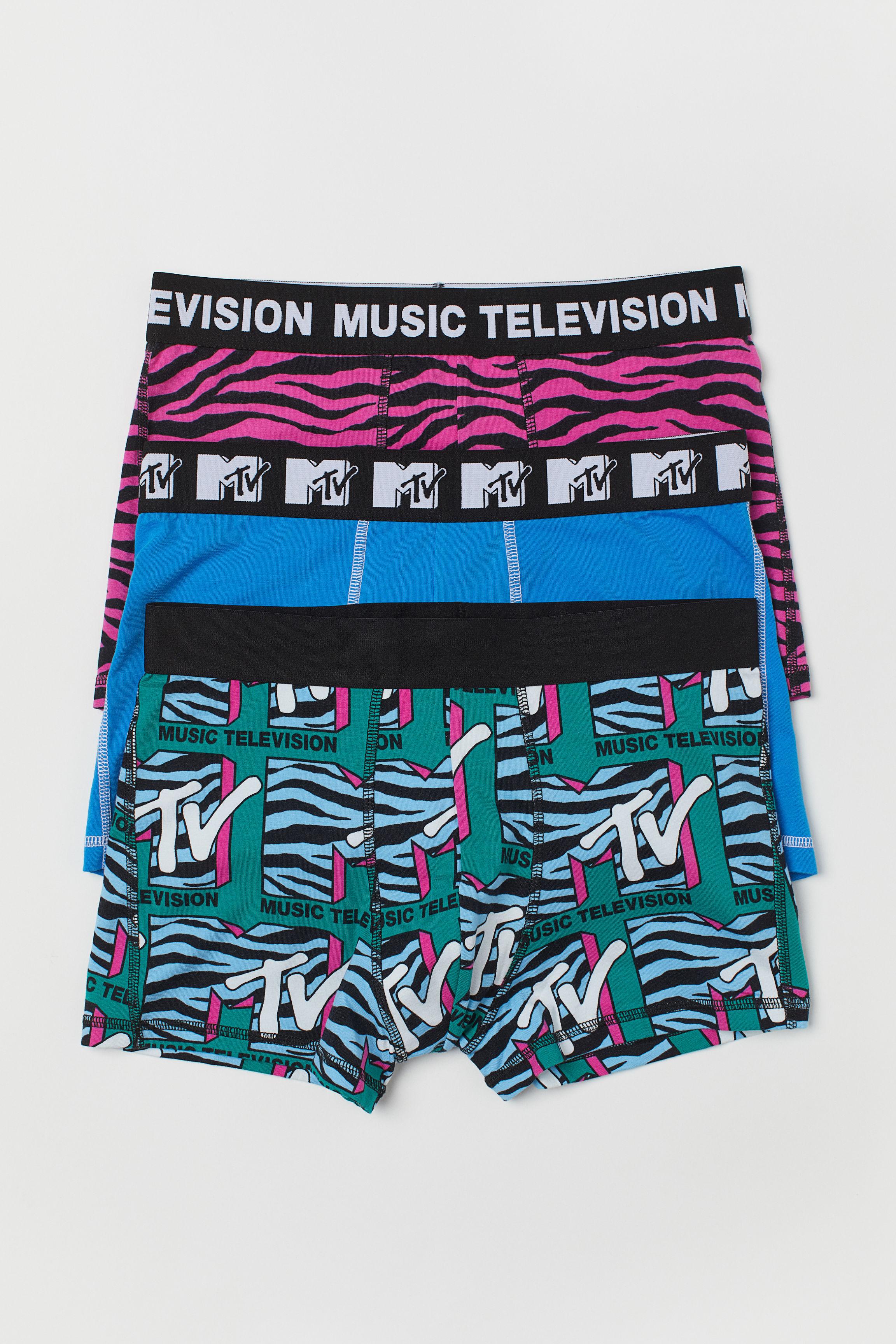 H&M 3pack Short Trunks in Pink for Men Lyst