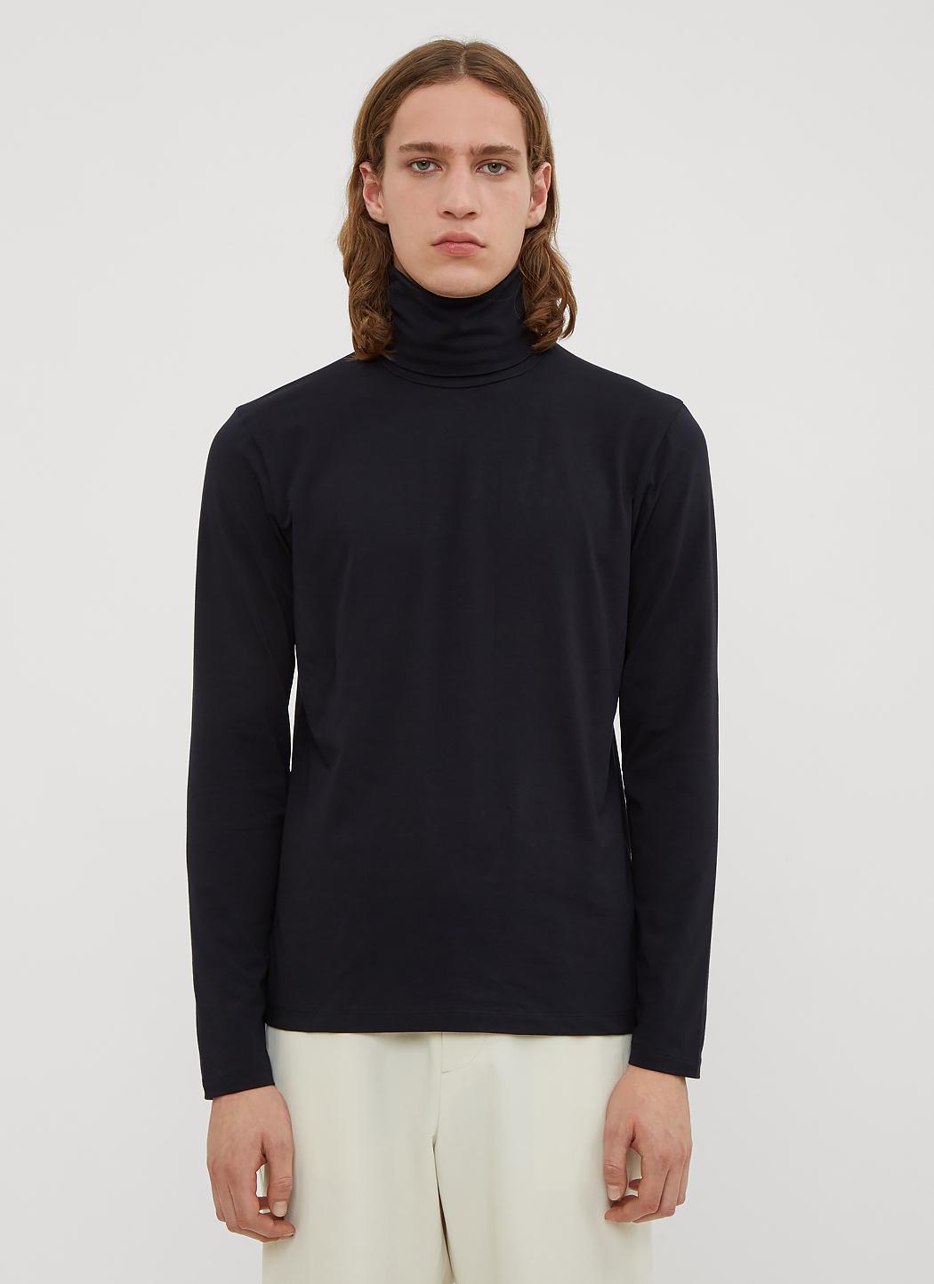 Lyst Jil Sander Turtle Neck Top In Navy in Blue for Men
