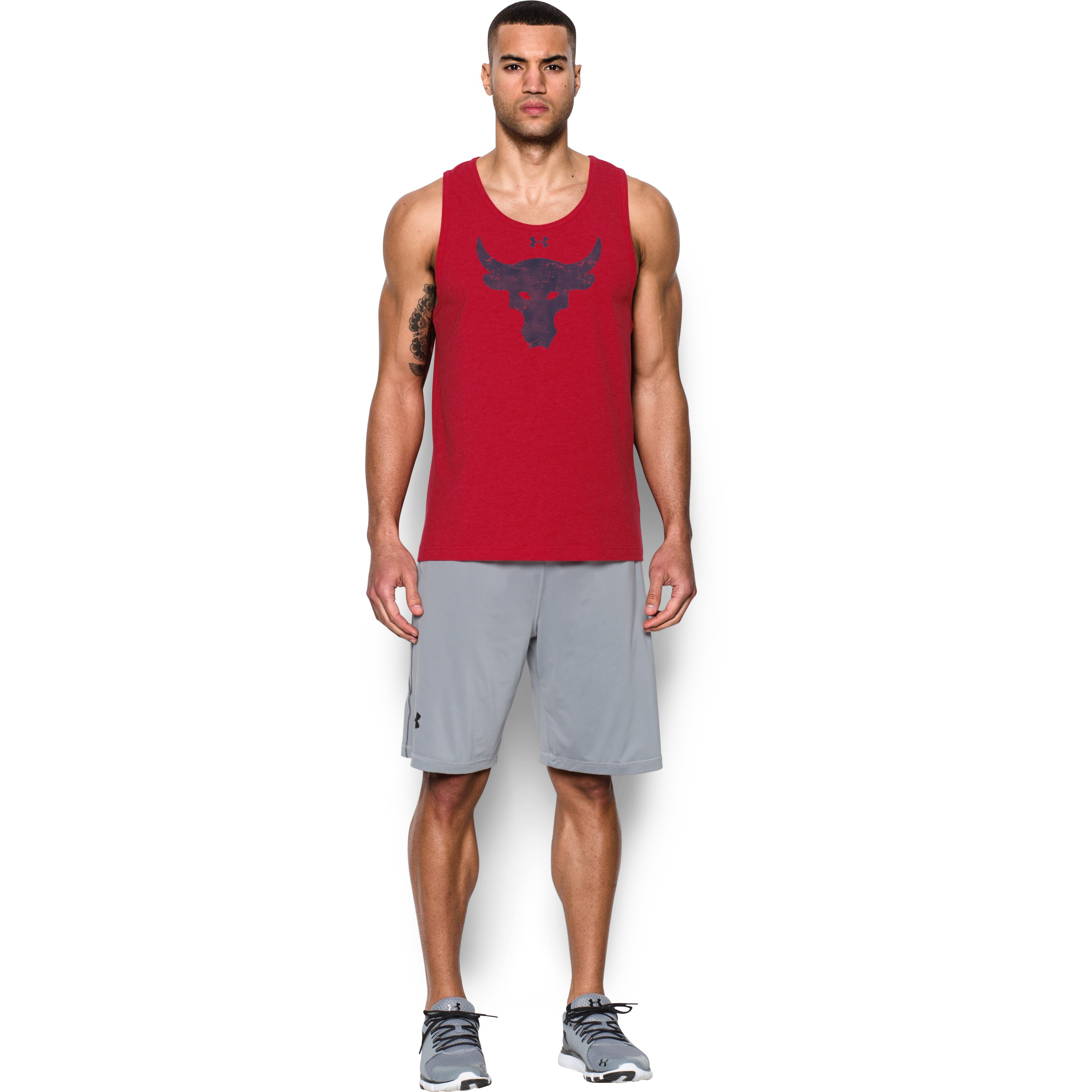 Lyst Under Armour Men's Ua X Project Rock Brahma Bull Tank in Red for Men