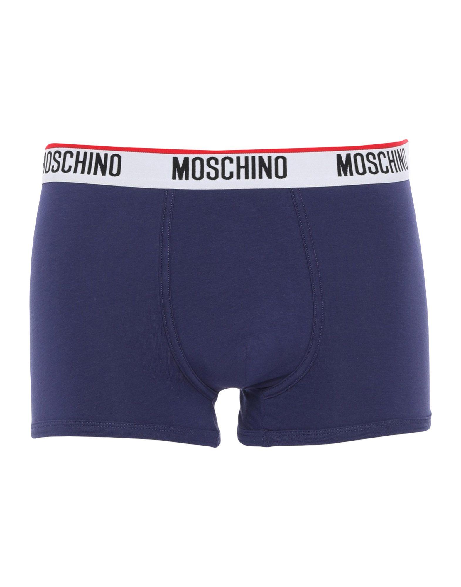Moschino Cotton Boxer in Blue for Men Lyst
