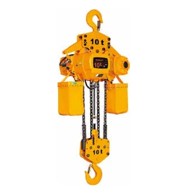 China 100 Original 10 Ton Electric Chain Hoist Single Speed Type 10t