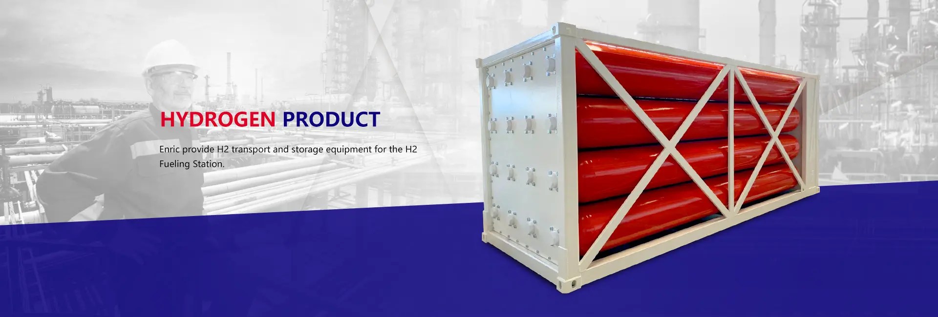 Natural Gas Storage Tube, Specialty Gas Container, Hydrogen Storage Enric