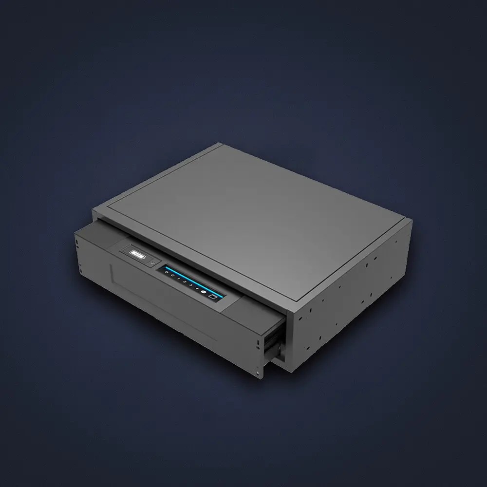 China Safe Box Wardrobe Biometric Drawer Safe Home factory and