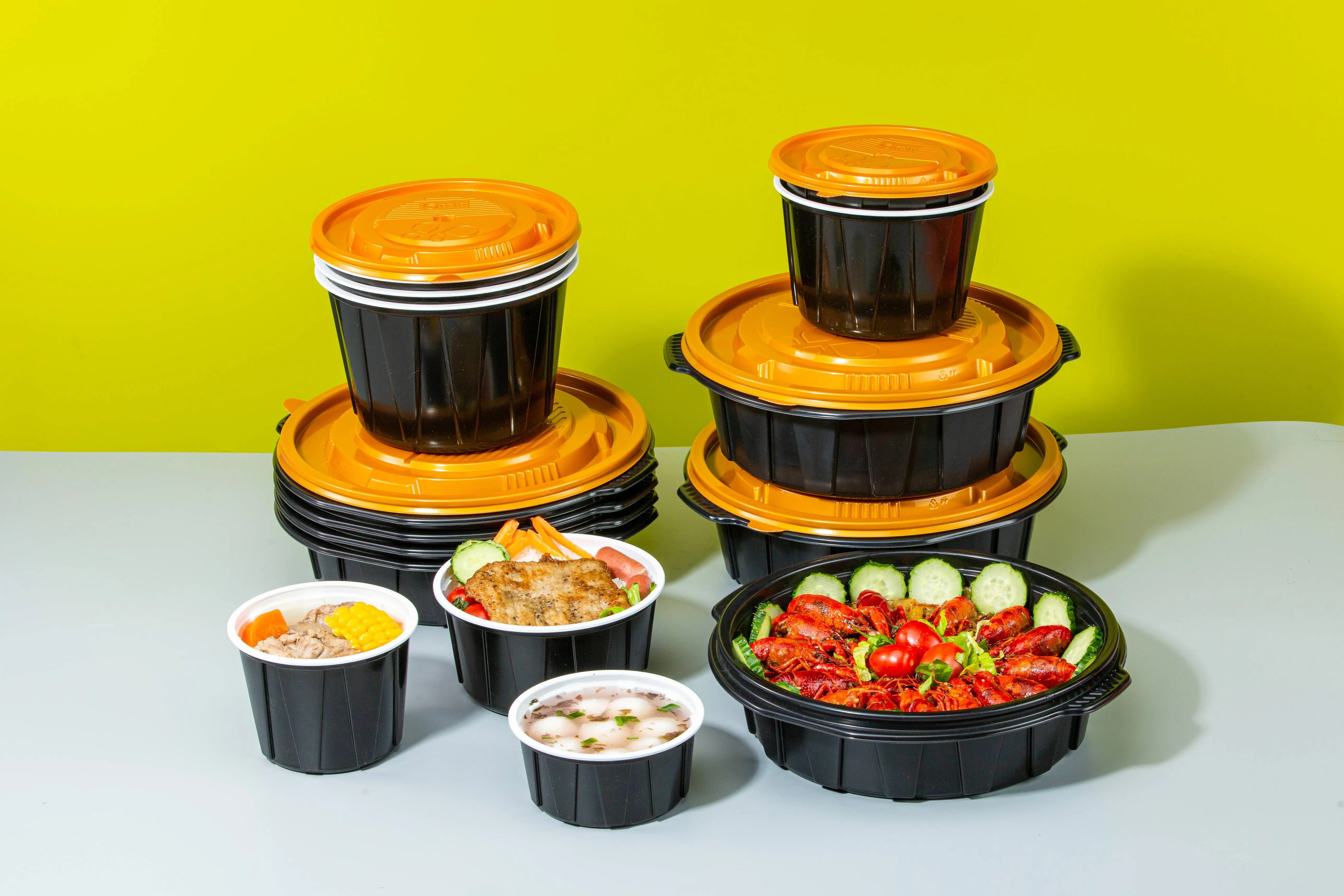 China GLD175PC180 1750ML chinese takeaway containers take out food containers wholesale