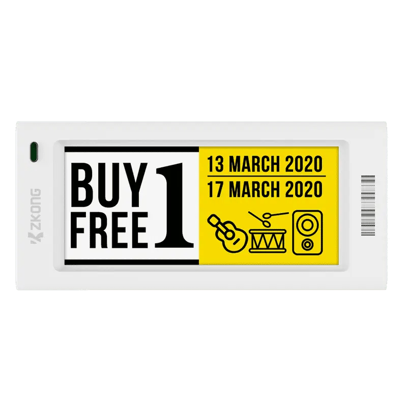 Wholesale Supermarket electronic price tag Zkong ESL digital shelf