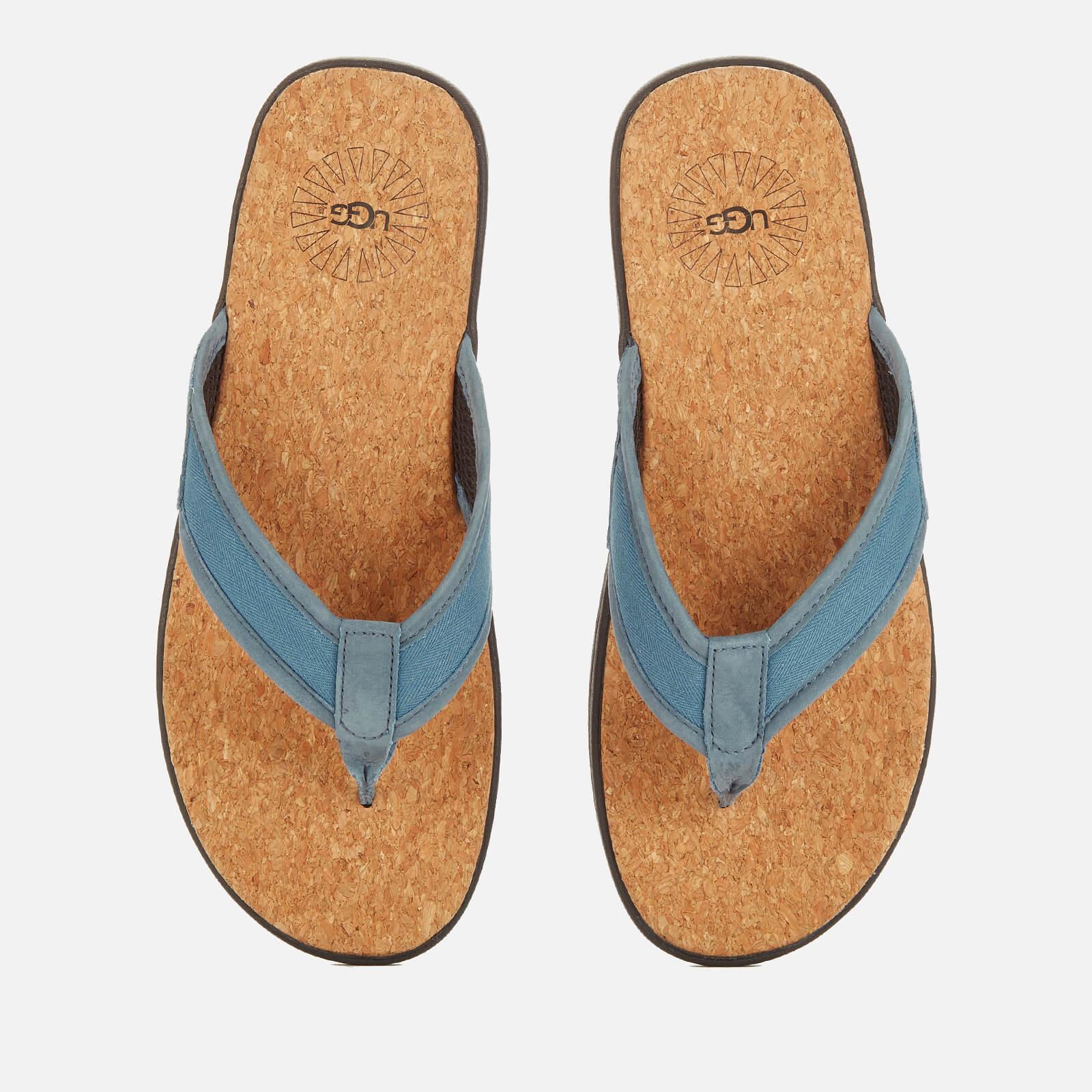 Lyst UGG Seaside Flip Flops in Blue for Men
