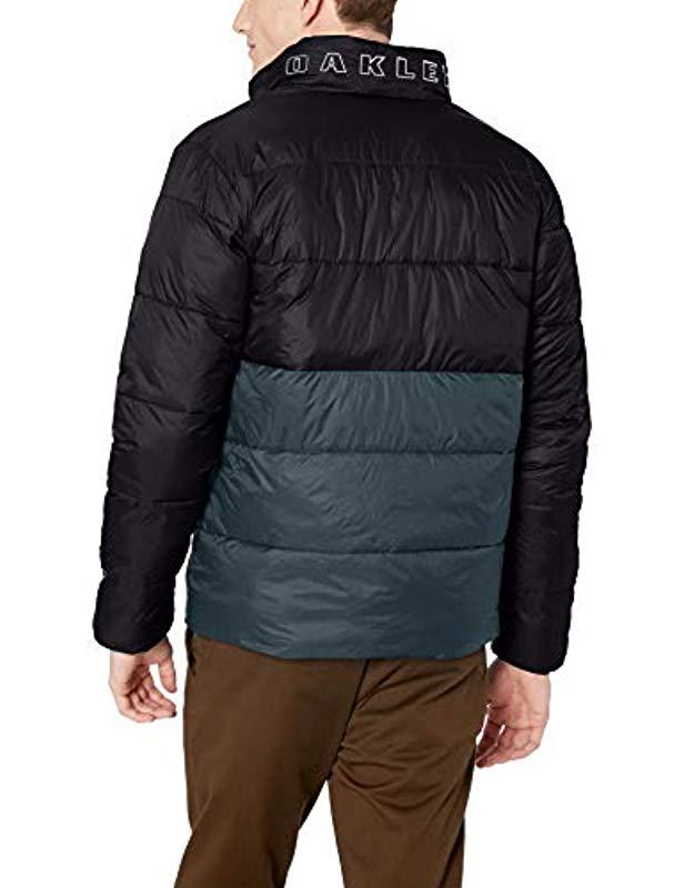 Oakley Puffer Block Color Utility Jacket in Blue for Men Lyst
