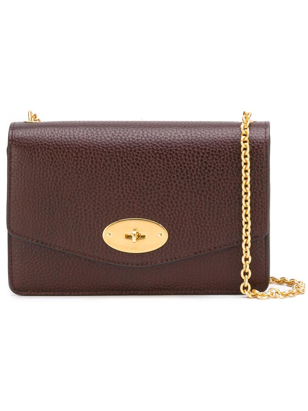 Mulberry Chain Strap Crossbody Bag in Red Lyst