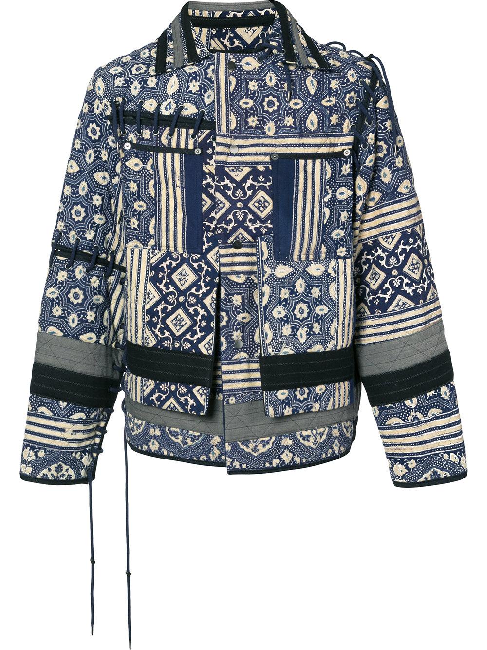 Lyst Craig Green Quilted Patchwork Jacket in Black for Men