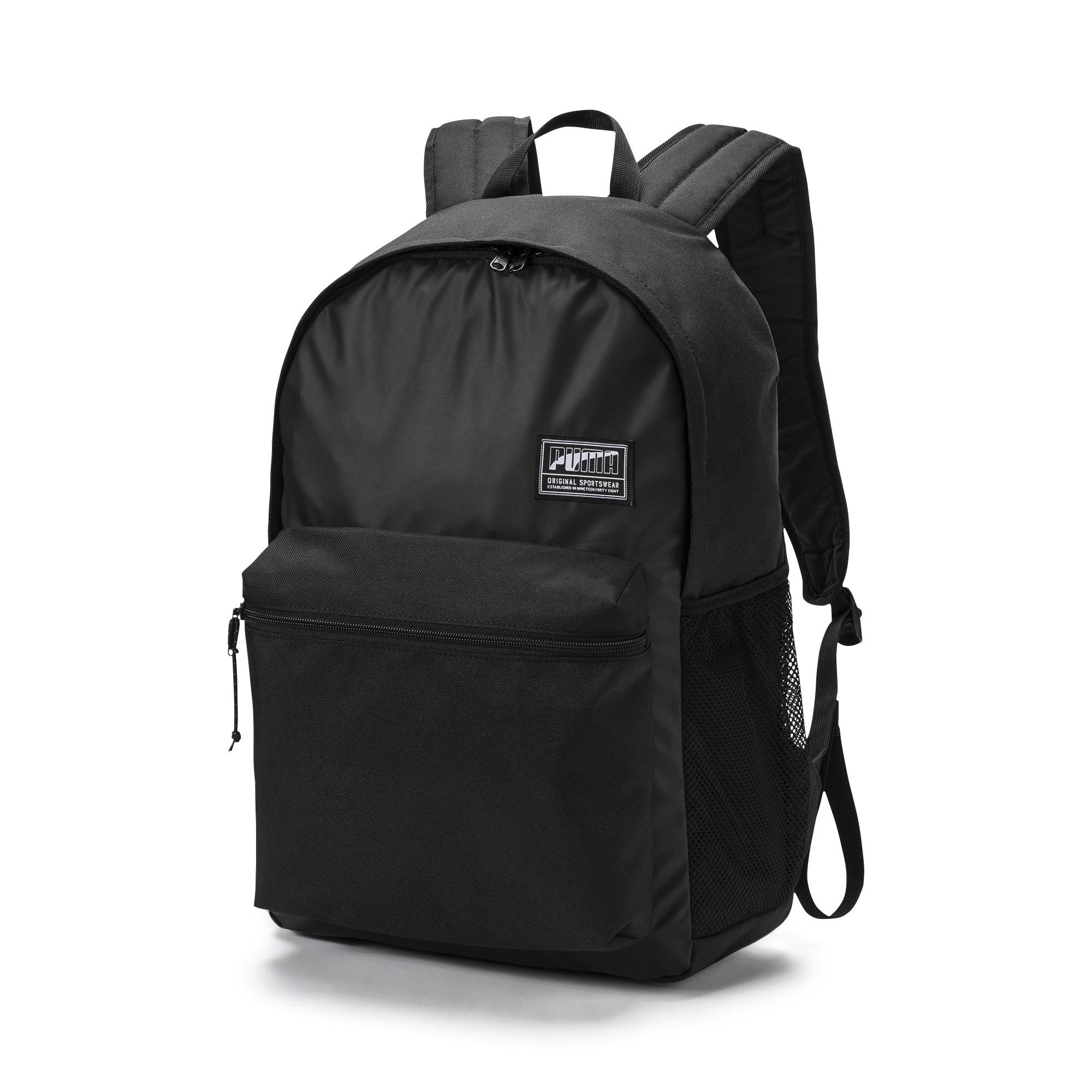 PUMA Academy Backpack in Black Lyst