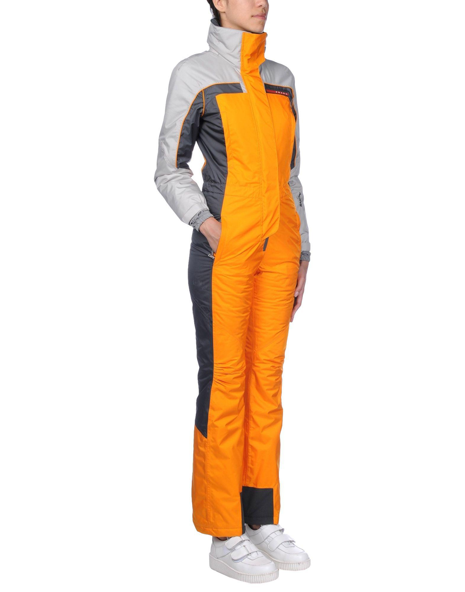 Lyst Prada Sport Jumpsuit in Orange
