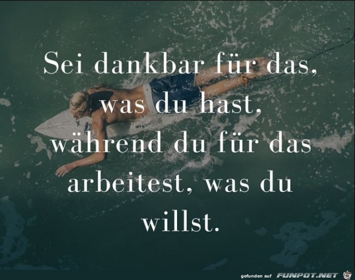 Sei Dankbar