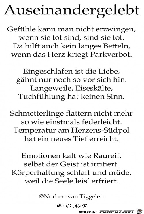 Auseinandergelebt