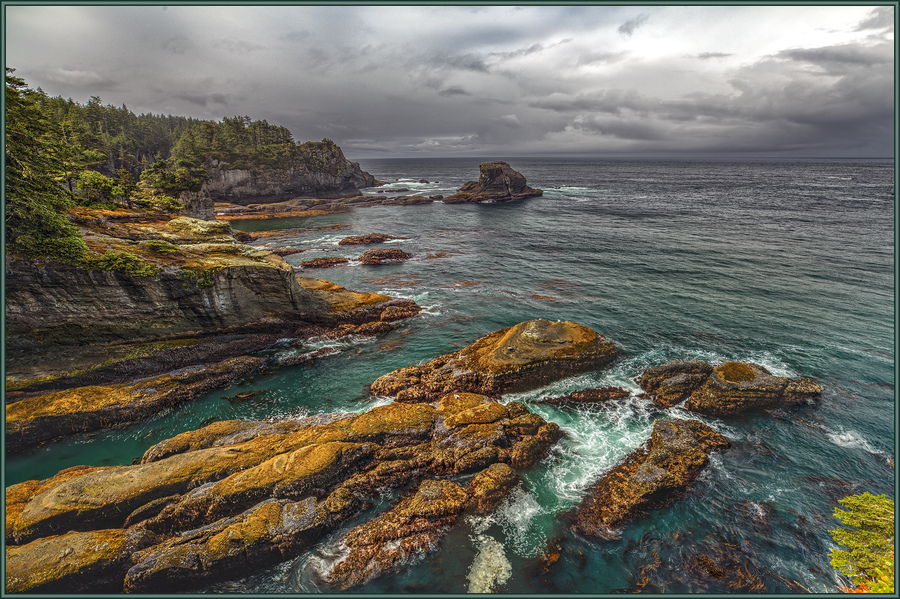 "Washington State Coastline" HDR creme