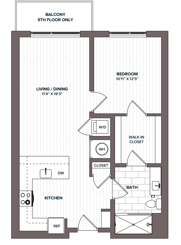 Unit [502] Luxury Watertown MA Apartment Floor Plans Blvd & Bond