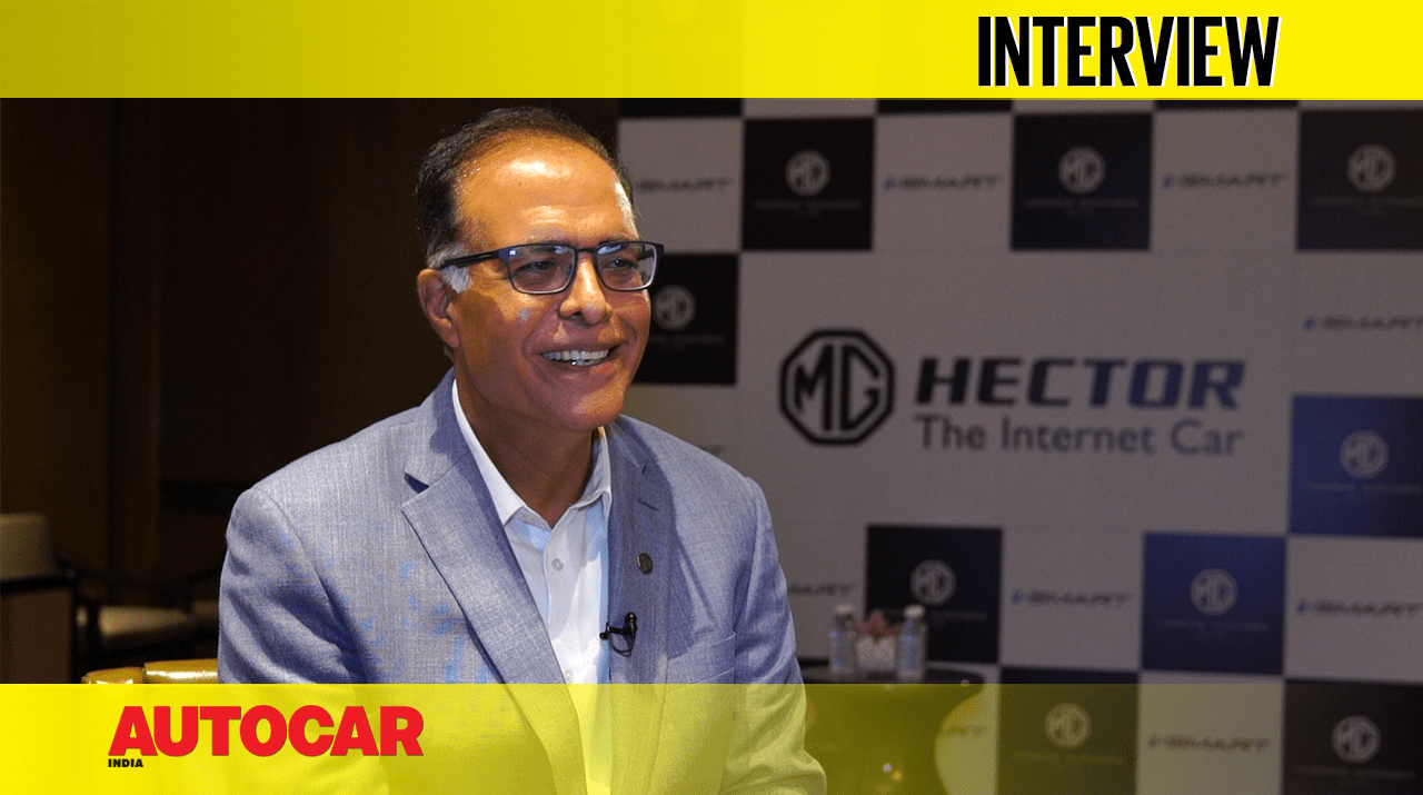 Rajeev Chaba President & MD, MG Motor India interview video Autocar