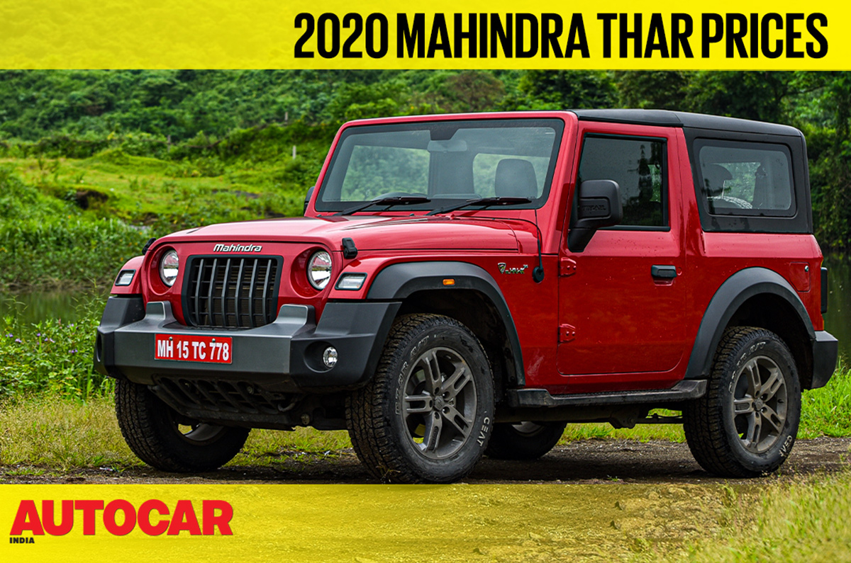 2020 Mahindra Thar prices, specifications explained video Autocar India