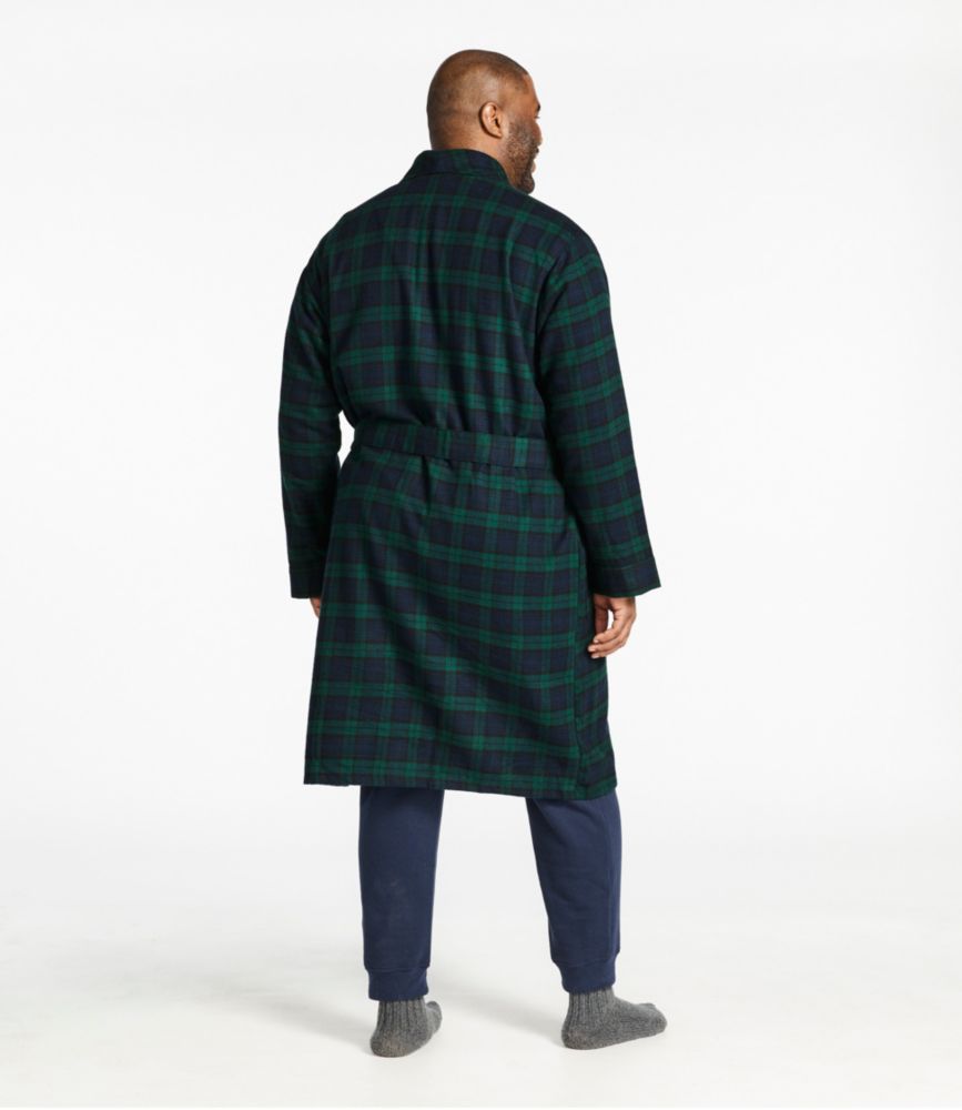 Men's Scotch Plaid Flannel Robe Robes at L.L.Bean
