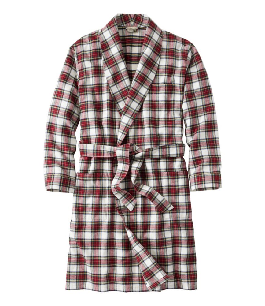 Men's Scotch Plaid Flannel Robe Robes at L.L.Bean