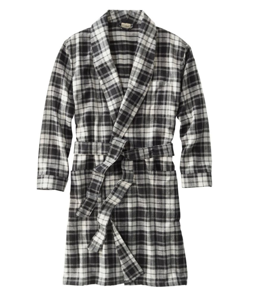 Men's Scotch Plaid Flannel Robe