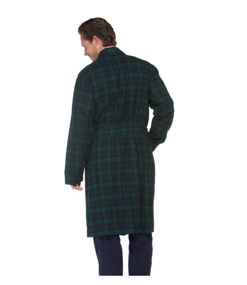 Men's Scotch Plaid Flannel Robe Robes at L.L.Bean