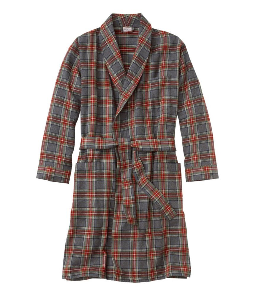 Men's Scotch Plaid Flannel Robe Robes at L.L.Bean