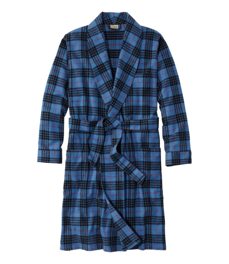 Men's Scotch Plaid Flannel Robe Sleepwear at L.L.Bean