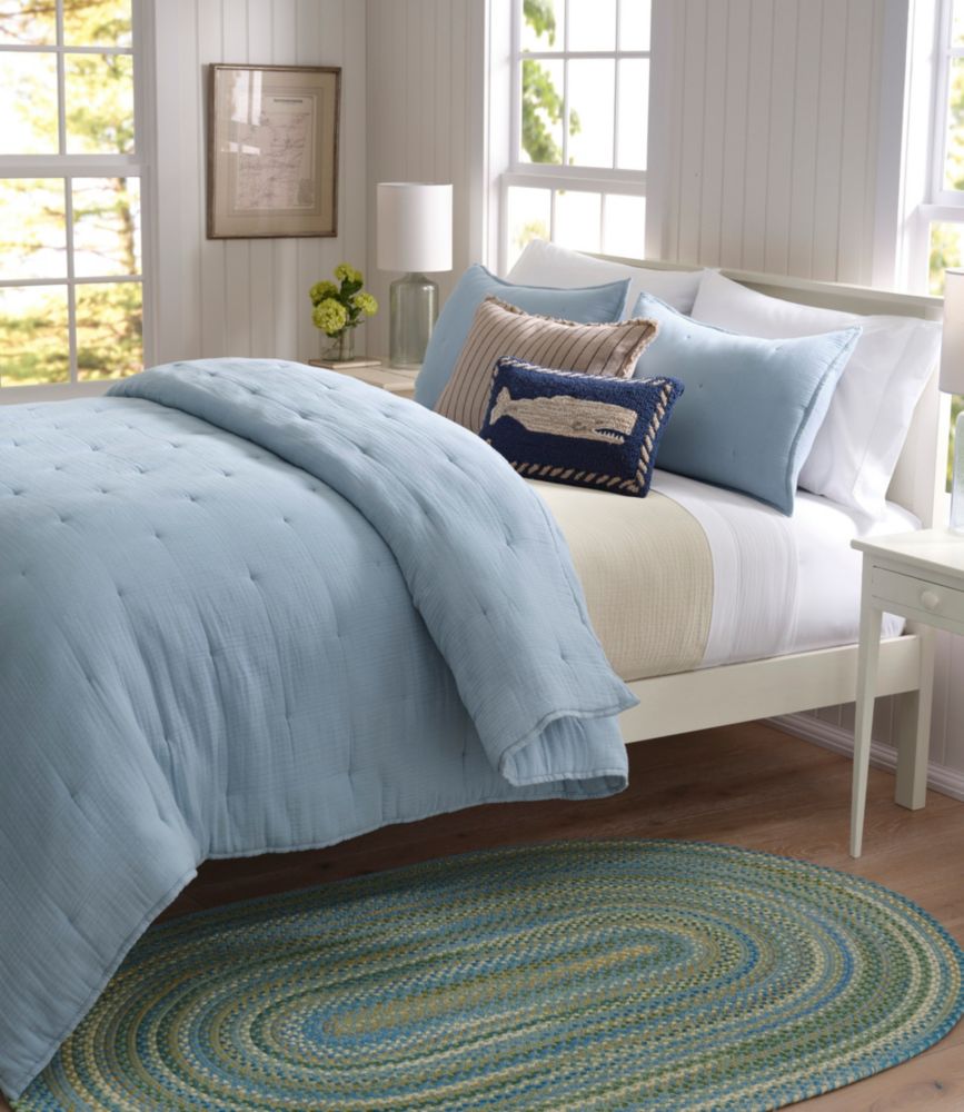 L.L.Bean Braided Wool Rug, Oval