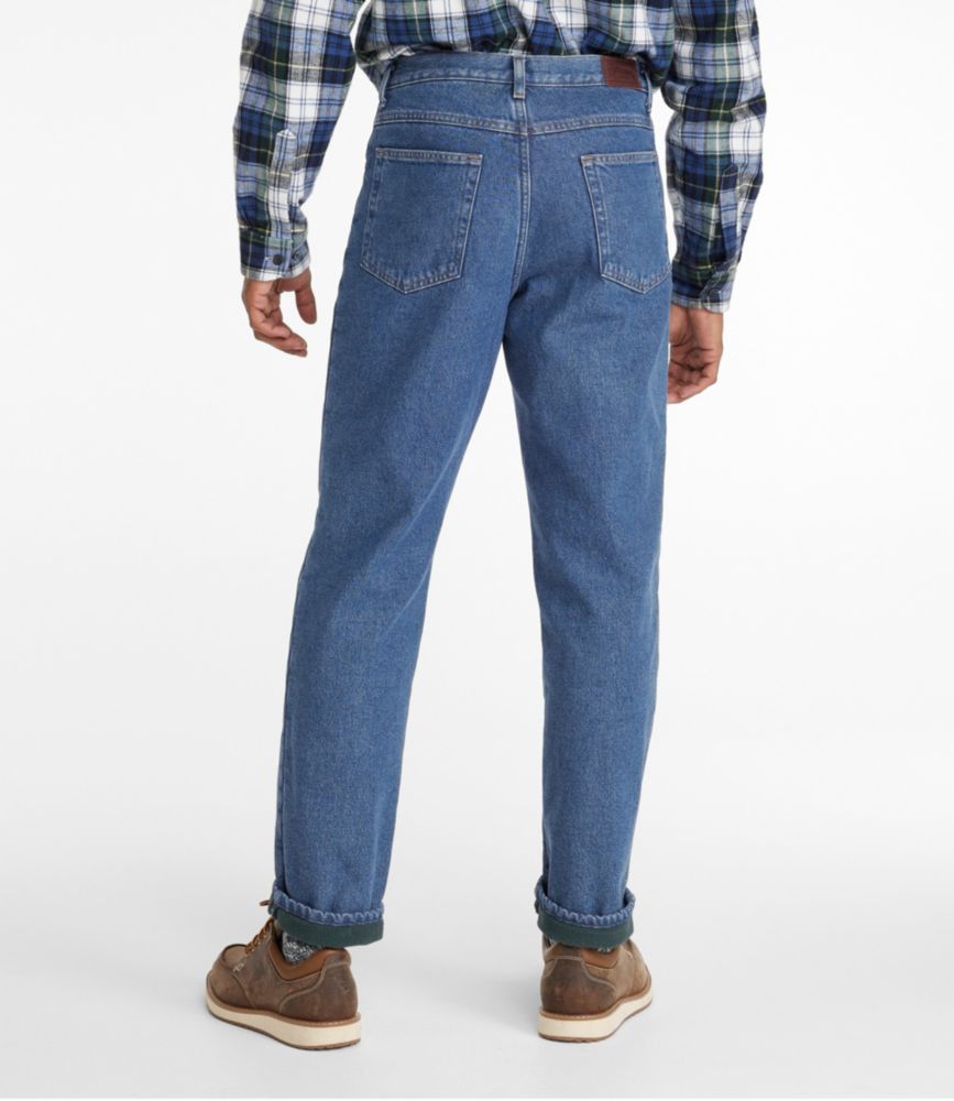 Men's Double L Jeans, FleeceLined Classic Fit Jeans at L.L.Bean