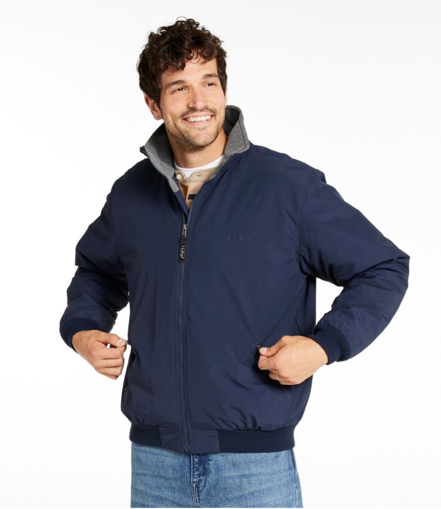 Men's WarmUp Jacket, Fleece Lined Casual Jackets at L.L.Bean