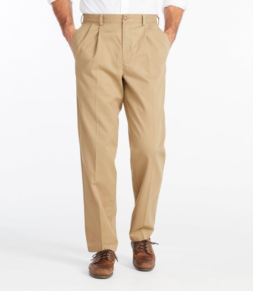 Men's WrinkleFree Double L Chinos, Classic Fit Pleated Pants & Jeans at L.L.Bean