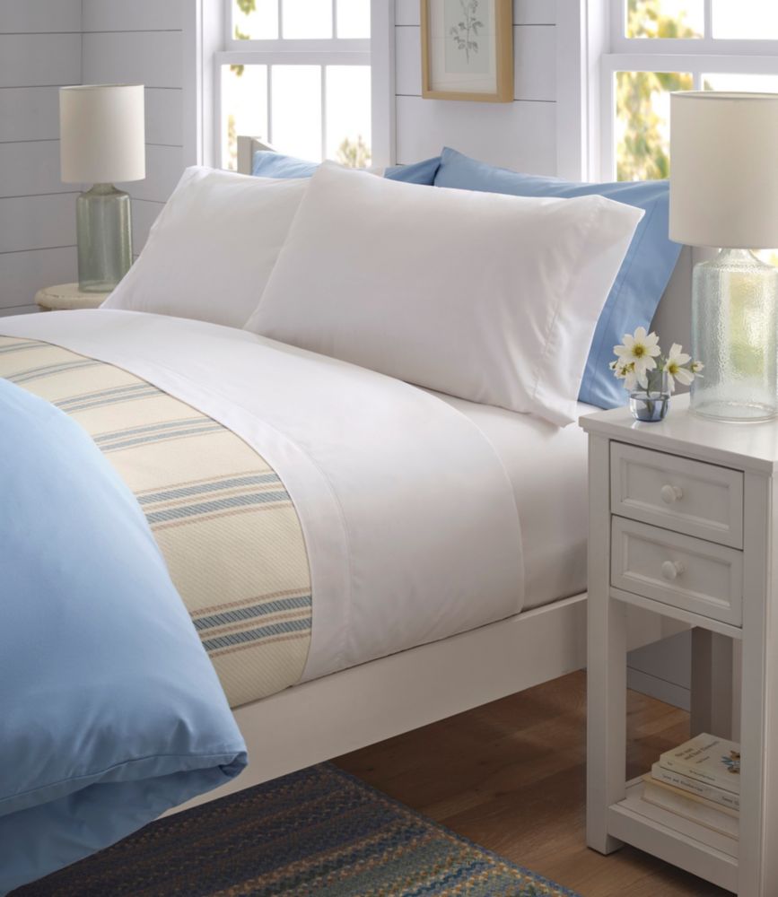 280 Thread Count Pima Cotton Percale Sheet Fitted 280ThreadCount Pima Cotton Percale Sheet, Fitted Sheets at L.L.Bean