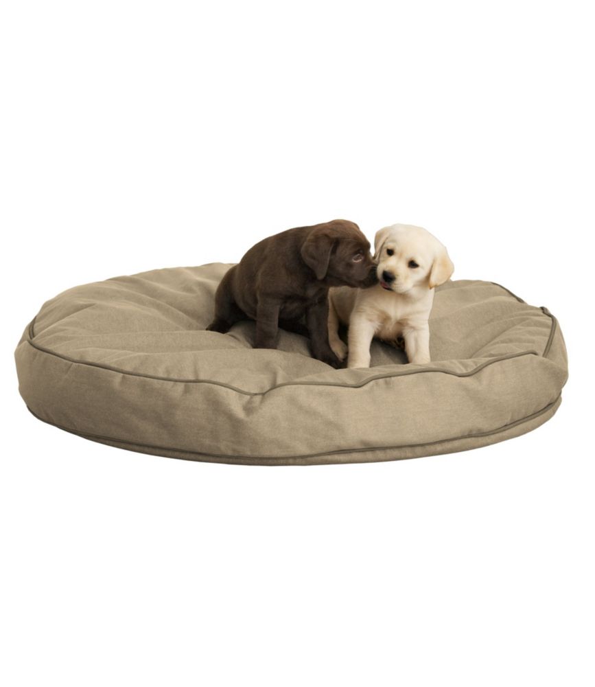 Premium Denim Dog Bed Set, Round Beds & Blankets at L.L.Bean
