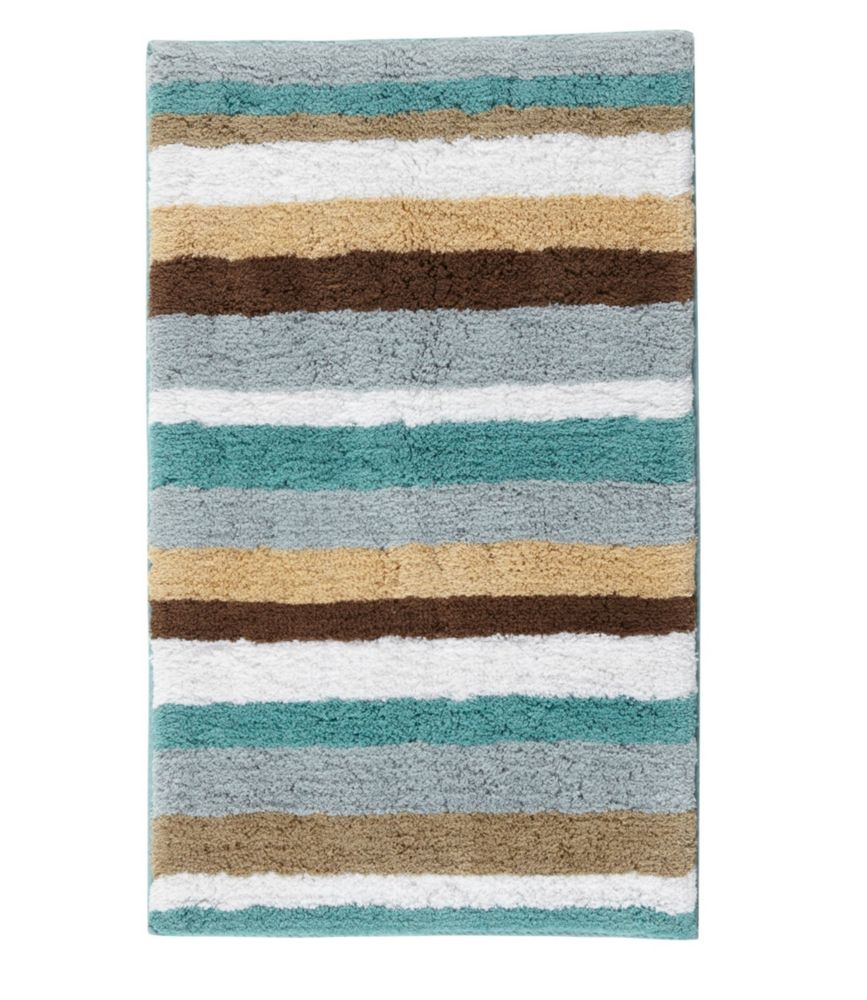 Premium Cotton Bath Mat, Multistripe Bath Mats at L.L.Bean
